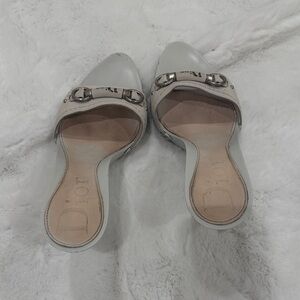 Dior Women's Silver Mules